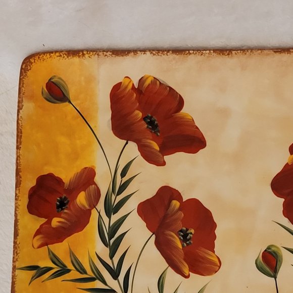 Pier 1 "Poppies" Dinner Plate 10.5 Inches - Picture 2 of 7